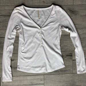 Babaton White Long Sleeve
